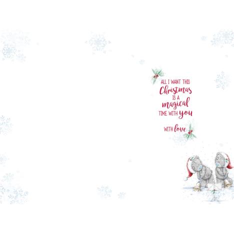 Gorgeous Fiance Me to You Bear Christmas Card Extra Image 1